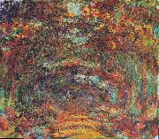 Claude Monet The rose-way in Giverny oil painting on canvas
